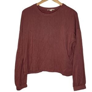 Lovestitch Go With The Flow Cropped Sweatshirt Women's Size Small